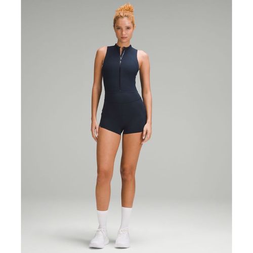 – Training-Bodysuit aus Nulux mit Reißverschluss für Frauen – 8 cm – Blau – Größe 4 - lululemon - Modalova