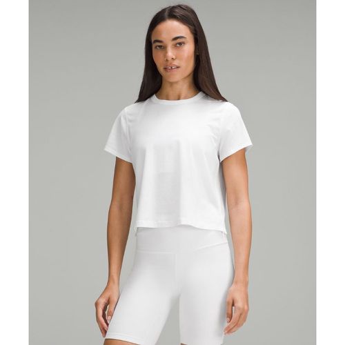 – T-Shirt aus im Classic Fit für Frauen – Baumwollmischung – Weiß – Größe 6 - lululemon - Modalova