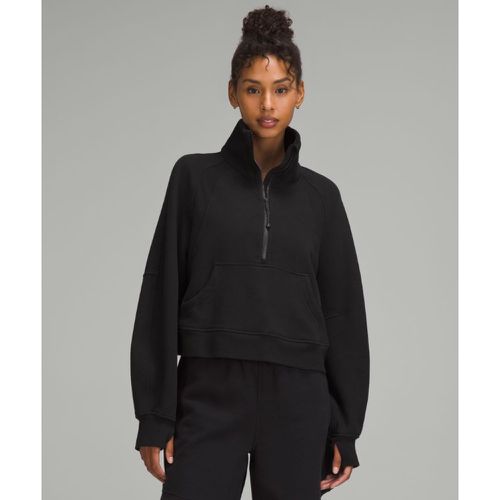 – Scuba Oversized-Pullover mit Trichterkragen und halblangem Reißverschluss für Frauen – Größe M/L - lululemon - Modalova