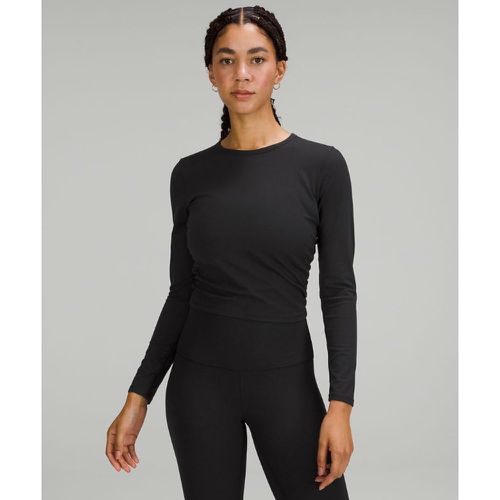 – All It Takes Geripptes Langarmshirt aus Nulu für Frauen – Größe 10 - lululemon - Modalova