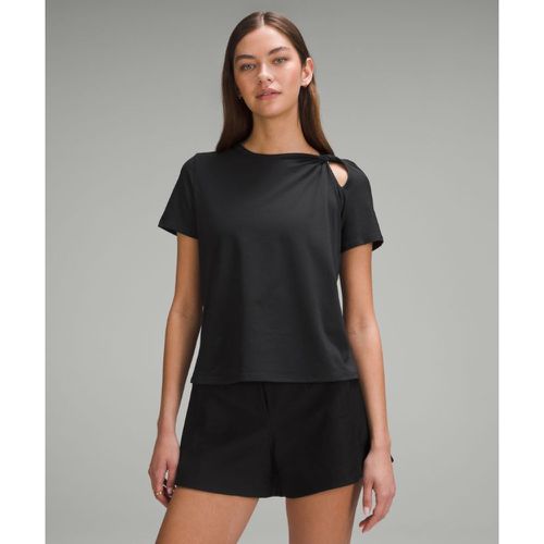 – Baumwoll-T-Shirt mit Twist-Detail and der Schulter für Frauen – Größe S - lululemon - Modalova