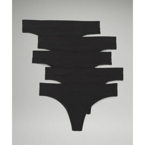 “ UnderEase String mit mittelhohem Bund 5er-Pack fÃ¼r Frauen â€“ GrÃ¶ÃŸe L in - lululemon - Modalova