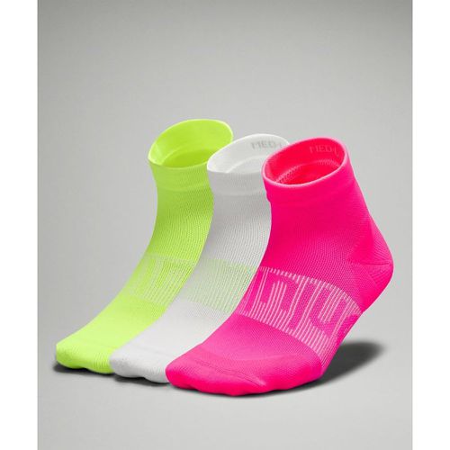 – Power Stride Sneaker Socken 3er-Pack für Frauen – Neon – Größe M - lululemon - Modalova
