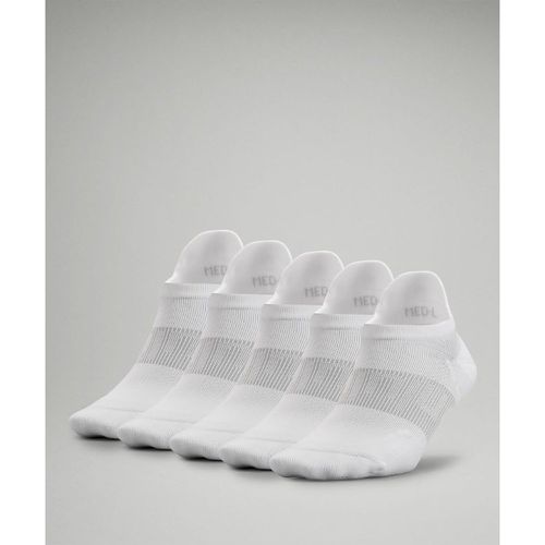 – Power Stride Socken mit Knöchelschutz 5er-Pack für Frauen – Weiß – Größe M - lululemon - Modalova