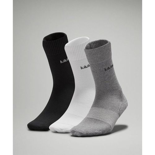 – Daily Stride Crew-Socken 3er-Pack für Frauen – Grau/Schwarz/Weiß – Größe S - lululemon - Modalova