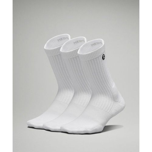 – Daily Stride Bequeme gerippte Crew-Socken 3er-Pack für Frauen – – Größe S - lululemon - Modalova