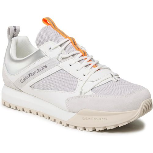 Sneakers - Toothy Runner Low Laceup Mix YM0YM00710 Bright White/Oyster Mushroom YBR - Calvin Klein Jeans - Modalova