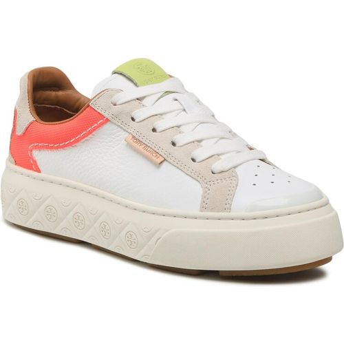 Sneakers - Ladybug Sneaker Adria 141755 White/Fluorescent Pink/Frost 100 - TORY BURCH - Modalova