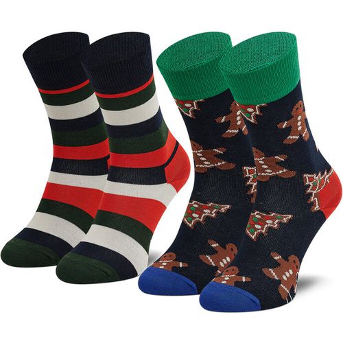 Set di 2 paia di calzini lunghi unisex - XGCO02-0200 Multicolore - Happy Socks - Modalova