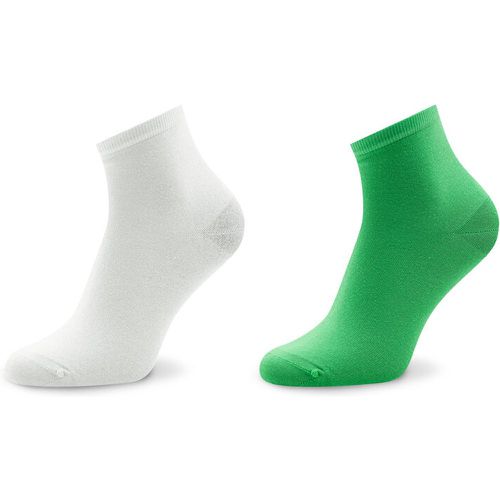 Set di 2 paia di calzini corti da donna - 373001001 Green/Marshmallow 028 - Tommy Hilfiger - Modalova