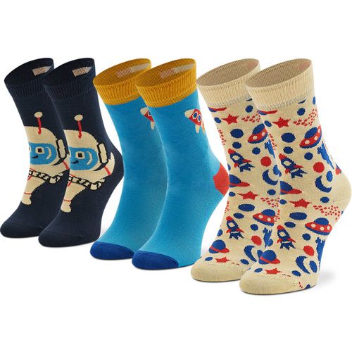 Set di 3 paia di calzini lunghi da bambini - XKAST08-2200 Multicolore - Happy Socks - Modalova