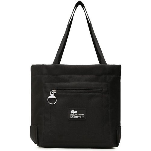 Borsetta - S Shopping Bag NF4197WE Noir Patch L51 - Lacoste - Modalova