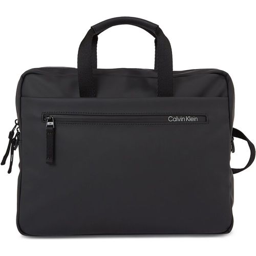 Porta PC - Rubberized Slim Conv Laptop Bag K50K510796 Ck Black BAX - Calvin Klein - Modalova