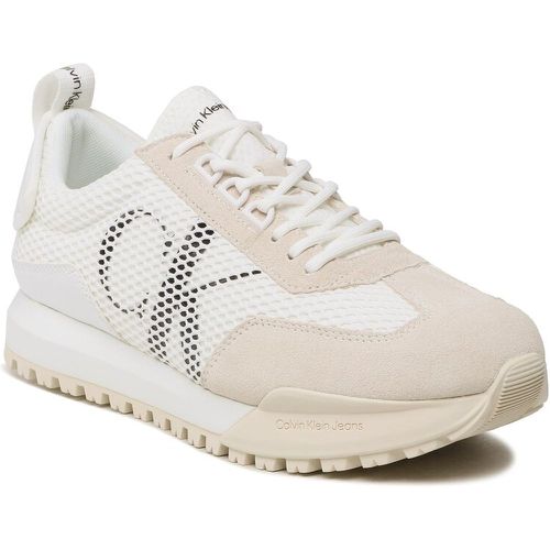 Sneakers - Toothy Runner Mesh YM0YM00685 White/Creamy White 0K6 - Calvin Klein Jeans - Modalova