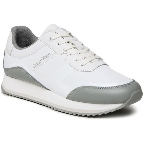 Sneakers - Low Top Lace Up Heat Bond HM0HM00551 White/Granite Road 0K8 - Calvin Klein - Modalova