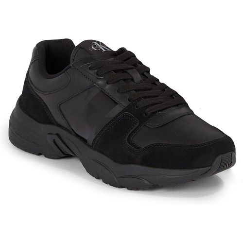 Sneakers - Retro Tennis Laceup Nbs Lth Mix YM0YM00745 Triple Black 0GT - Calvin Klein Jeans - Modalova
