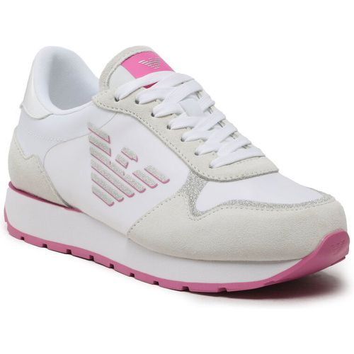 Sneakers - X3X179 XN823 S774 White/Pink/Lt.Silver - Emporio Armani - Modalova
