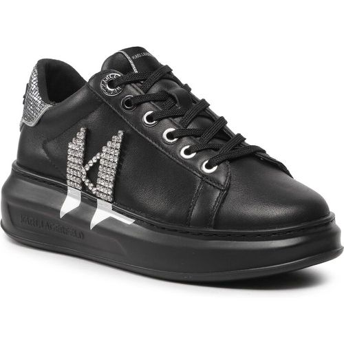 Sneakers - KL62516D Black Lthr W/Silver - Karl Lagerfeld - Modalova