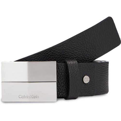 Cintura da uomo - Adj 2 Finish Plaque Pb K50K510935 Ck Black BAX - Calvin Klein - Modalova