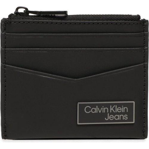 Custodie per carte di credito - Logo Plaqueid Cardholder W/Zip K50K510130 BDS - Calvin Klein Jeans - Modalova