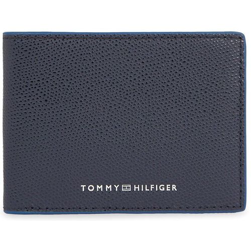 Portafoglio da uomo - Th Struc Leather Mini Cc Wallet AM0AM11607 Space Blue DW6 - Tommy Hilfiger - Modalova