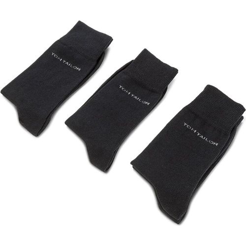 Set di 3 paia di calzini lunghi unisex - 9003 Dark Navy 545 - Tom Tailor - Modalova