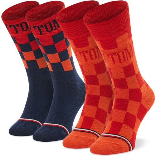 Set di 2 paia di calzini corti da bambini - 701220266 Orange 001 - Tommy Hilfiger - Modalova