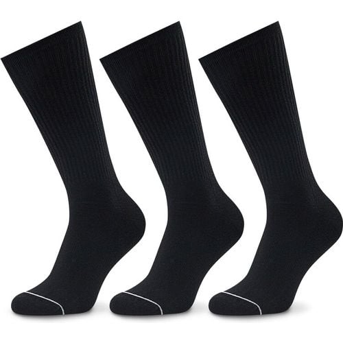 Set di 3 paia di calzini lunghi da uomo - 701218725 Black 001 - Calvin Klein - Modalova