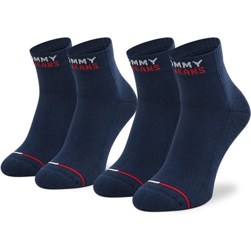 Set di 2 paia di calzini lunghi unisex - 701218956 Navy 002 - Tommy Jeans - Modalova