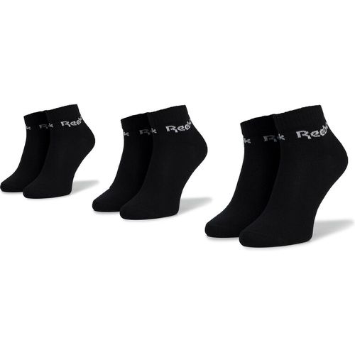 Set di 3 paia di calzini corti unisex - Act Core Ankle Sock 3p FL5226 Black - Reebok - Modalova