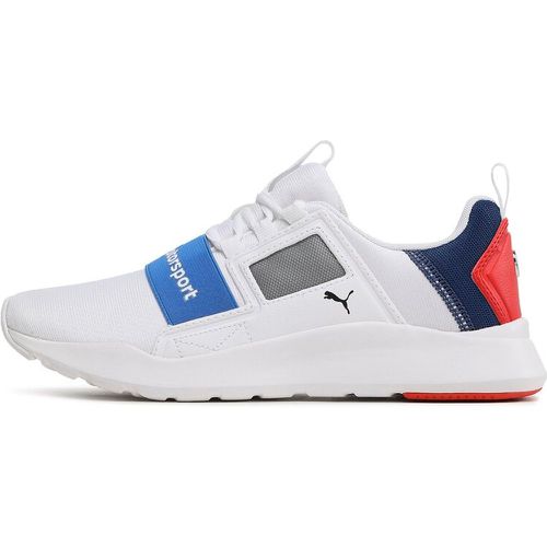 Sneakers - Bmw Mms Wired Cage 307413 04 White/Pro Blue/Pop Red - Puma - Modalova