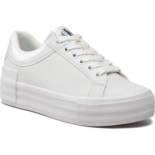 Sneakers - Vulc Flatform Bold Lth-Glossy YW0YW00867 White YBR - Calvin Klein Jeans - Modalova