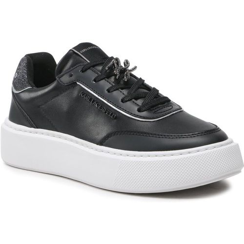 Sneakers - KL62229 Black Lthr w/Silver - Karl Lagerfeld - Modalova