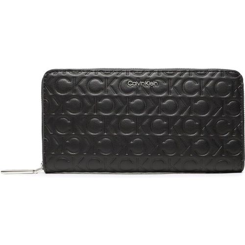 Portafoglio grande da donna - Ck Must Z/A Wallet Lg Embossed K60K610253 BAX - Calvin Klein - Modalova