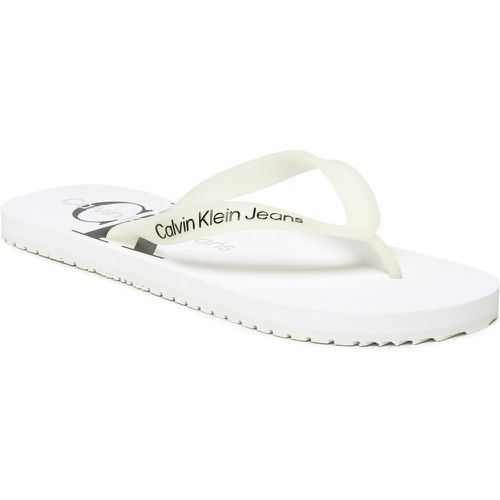 Infradito - Beach Sandal Monogram Tpu YM0YM00838 White YBR - Calvin Klein Jeans - Modalova
