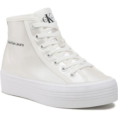 Sneakers - Bold Vulc Flatf Mid Laceup Ny Wn YW0YW01226 Bright White/Creamy White YBR - Calvin Klein Jeans - Modalova