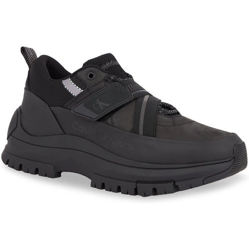 Sneakers - Hybrid Shoe Laceup Strap YM0YM00728 Triple Black BEH - Calvin Klein Jeans - Modalova