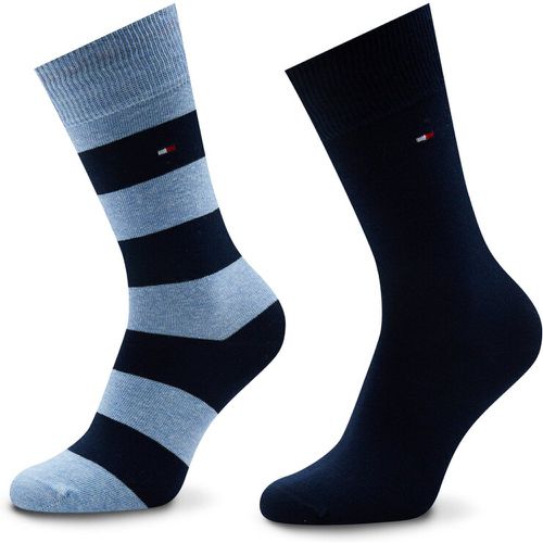 Set di 2 paia di calzini lunghi da uomo - 342021001 Light Blue Melange 089 - Tommy Hilfiger - Modalova