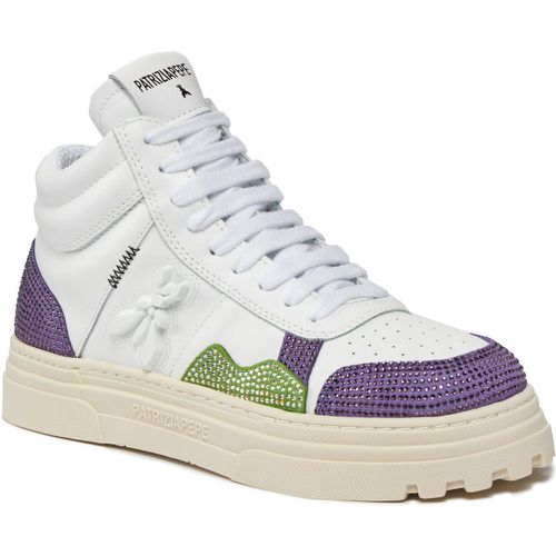 Sneakers - 2Z0081/V021-J3Z8 White/Crystal Violet - PATRIZIA PEPE - Modalova