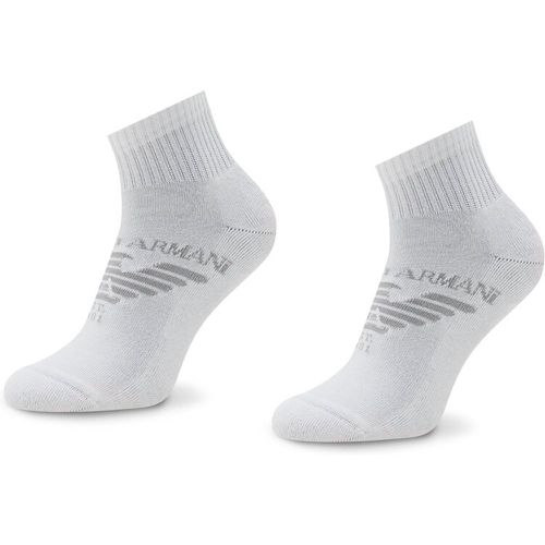 Set di 2 paia di calzini lunghi da uomo - 292304 2F258 00010 Bianco - Emporio Armani - Modalova