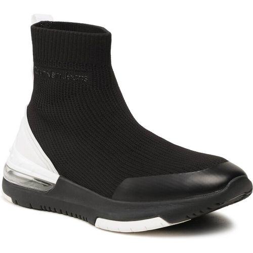 Sneakers - Sporty Run Comfair High/Low Freq YM0YM00631 Black/White BDS - Calvin Klein Jeans - Modalova