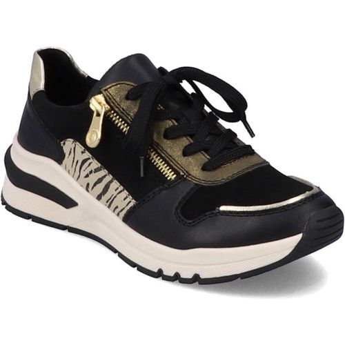 Sneakers - M6616-00 Schwarz / Lightgold / Schwarz / Ginger / Antik / Schwarz 00 - Rieker - Modalova