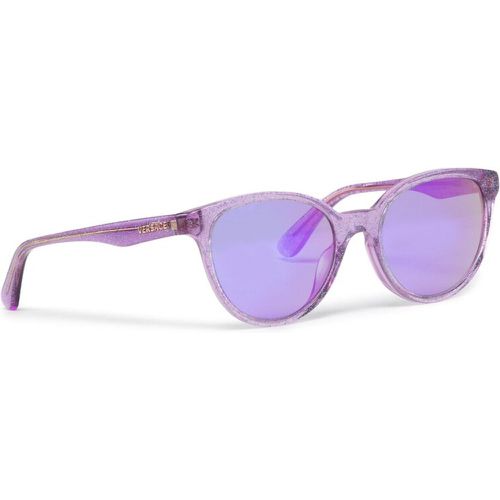 Occhiali da sole - 0VK4427U 53734V Lilac Glitter/Grey Mirror Violet - Versace - Modalova