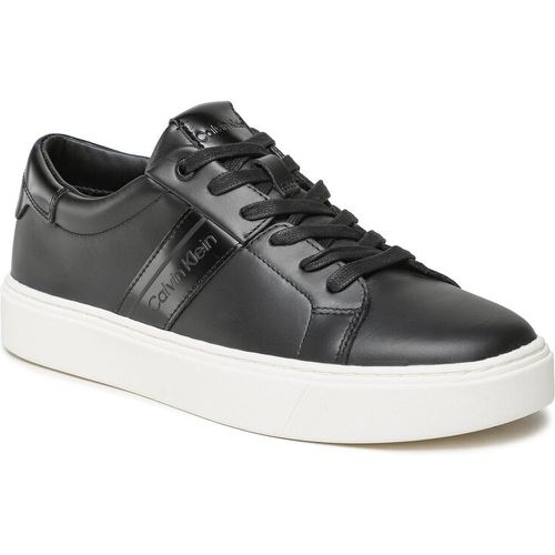 Sneakers - Low Top Lace Up Lth HM0HM01055 Ck Black BEH - Calvin Klein - Modalova
