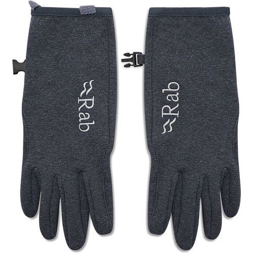Guanti da uomo - Geon Gloves QAJ-01-BL-S Black/Steel Marl - Rab - Modalova