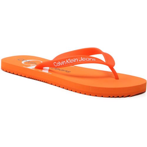 Infradito - Beach Sandal Monogram Tpu YM0YM00838 Firecracker 0JG - Calvin Klein Jeans - Modalova