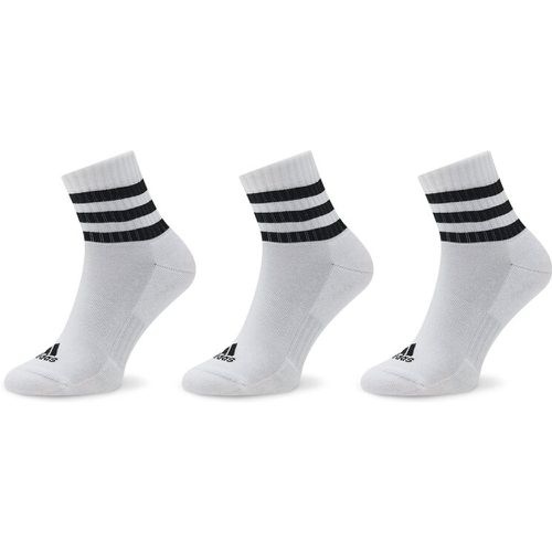 Set di 3 paia di calzini lunghi unisex - 3S C Spw Mid 3P HT3456 White/Black - Adidas - Modalova