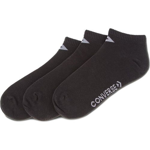 Set di 3 paia di calzini corti unisex - E747B-3010 Nero - Converse - Modalova