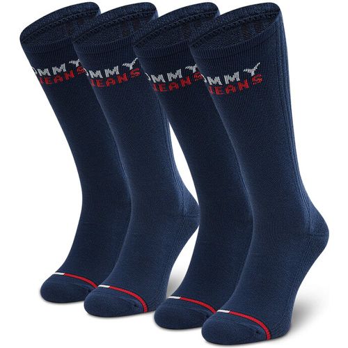 Set di 2 paia di calzini lunghi unisex - 701218957 Navy 002 - Tommy Jeans - Modalova