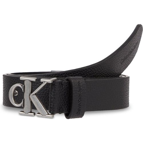 Cintura da donna - Round Mono Lthr Belt K60K611253 Black BDS - Calvin Klein Jeans - Modalova